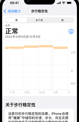 瑶海iPhone手机维修如何在iPhone开启'步行稳定性通知'