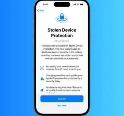 瑶海苹果授权维修店分享被盗设备保护功能开启方法 