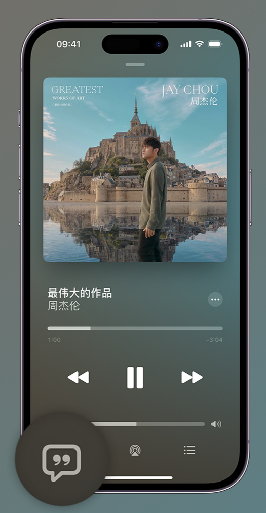 瑶海iphone维修分享如何在iPhone上使用Apple Music全新唱歌功能 