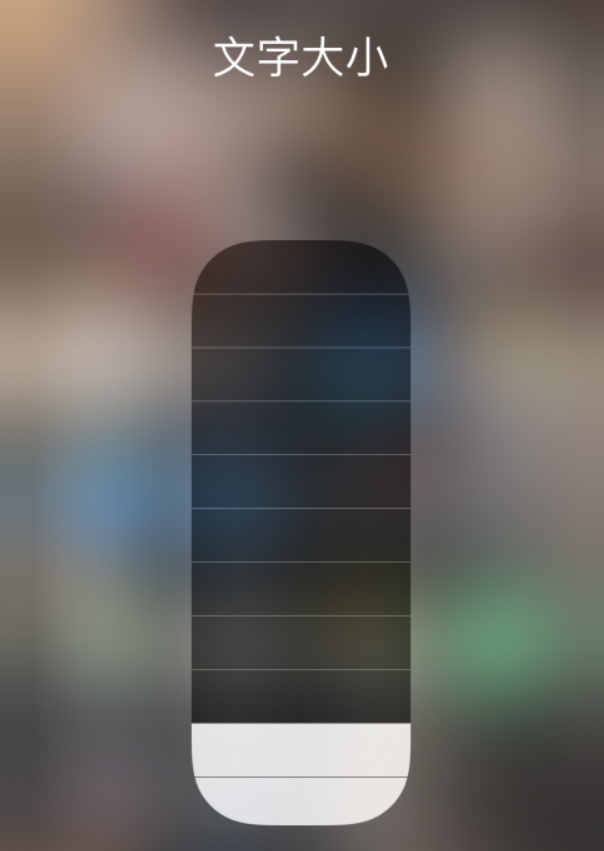 瑶海苹果手机维修分享小技巧：在 iPhone 控制中心快速调节字体大小 